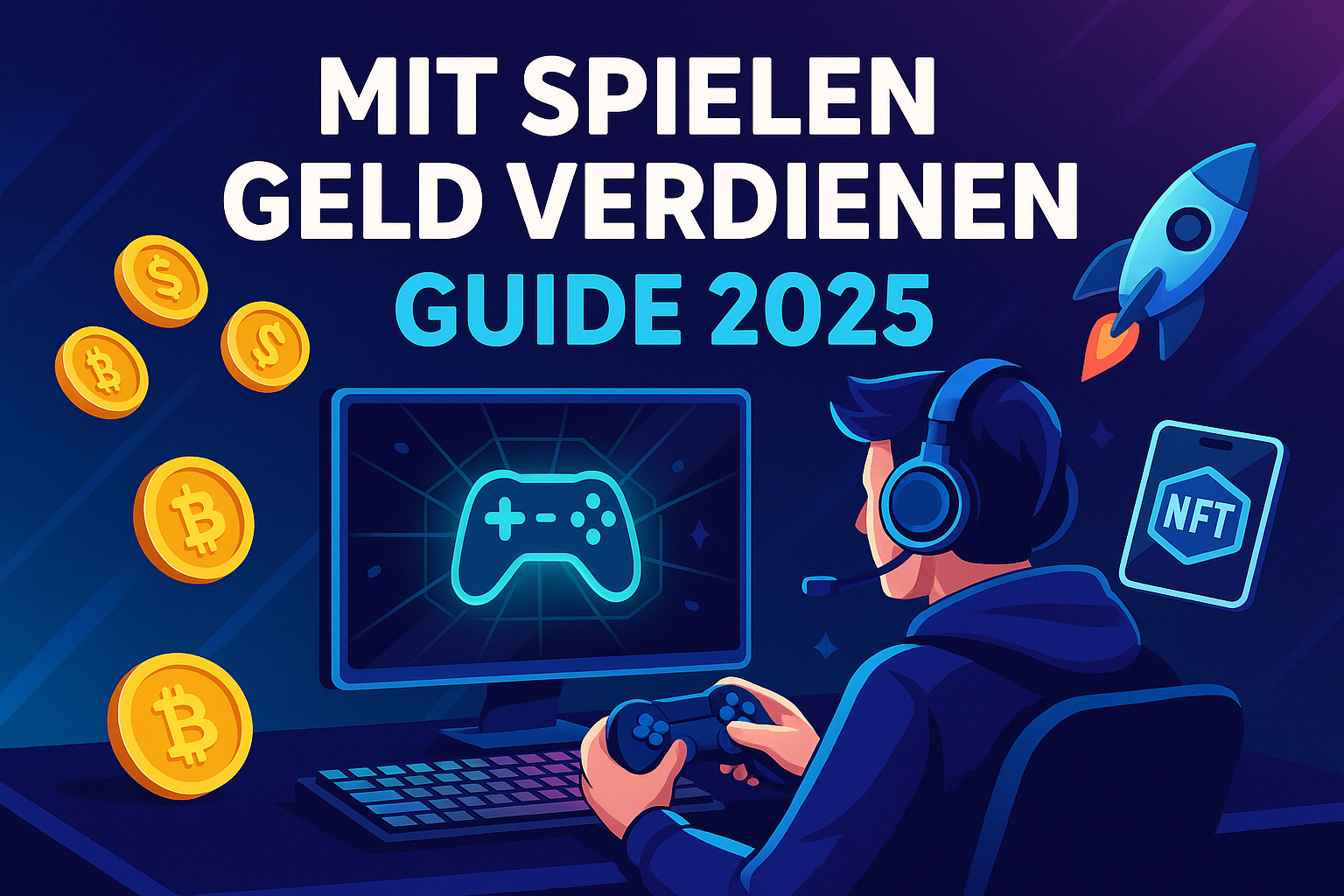Mit Spielen Geld verdienen: Der komplette Guide für Gaming-Business in 2025